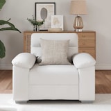 thumbnail of vidaXL Sessel Weiß 100x81x84 cm Kunstleder