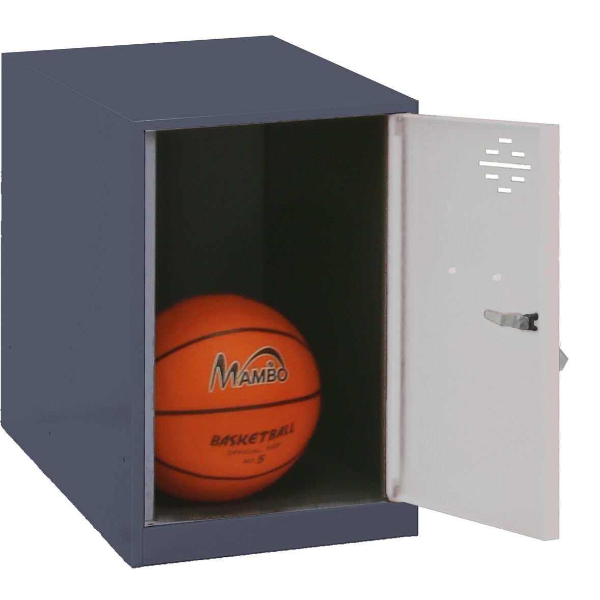 SimonRack Armadietto Piccolo Spogliatoio in metallo Bas 475x300x500, 1 Porte, Antrazite/Grigio - Simonlocker