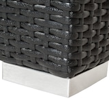 thumbnail of tectake 2 espreguiçadeiras de poli-rattan e alumínio + mesa  Preto