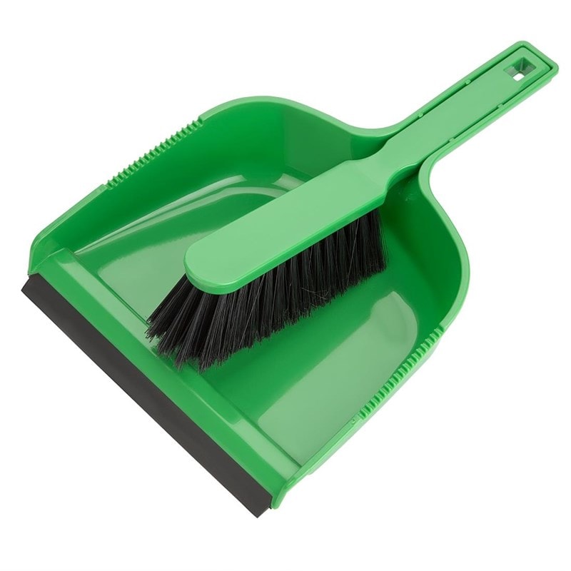 Jantex stoffer en blik set - groen