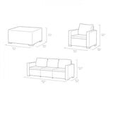 thumbnail of Salon de jardin imitation résine tressée ALLIBERT avec table basse - 5 personnes - California - Beige ALLIBERT by KETER