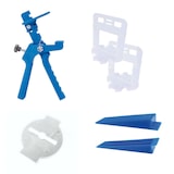 thumbnail of DIAMWOOD - Kit Pose Carrelage 301 Pièces - 100 Croisillons Autonivelants 2 mm + 100 Cales + 100 Bagues De Protection + Pince Réglable - Nivellement Pr