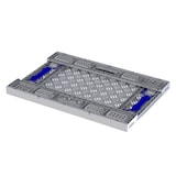 thumbnail of Boîte pliante à fentes aux normes européennes 600 x 400 x 120 | Boîte pliante NE 6412 Gris | DENOX