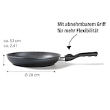 thumbnail of STONELINE® Bratpfanne 28 cm, Made in Germany mit abnehmbarem Griff, Induktion und antihaftbeschichtet