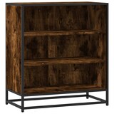 thumbnail of vidaXL Sideboard Räuchereiche 68x35x76 cm Holzwerkstoff und Metall