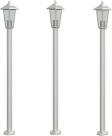 thumbnail of vidaXL Wegeleuchten 3 Stk. Silbern 120 cm Edelstahl