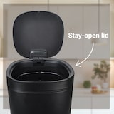 thumbnail of DESQ | Touch Prullenbak  | 30L | Binnenemmer | RVS | Softclose | Zwart
