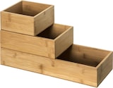 thumbnail of FIVE - 3 stapelbare Bambus-Organizer