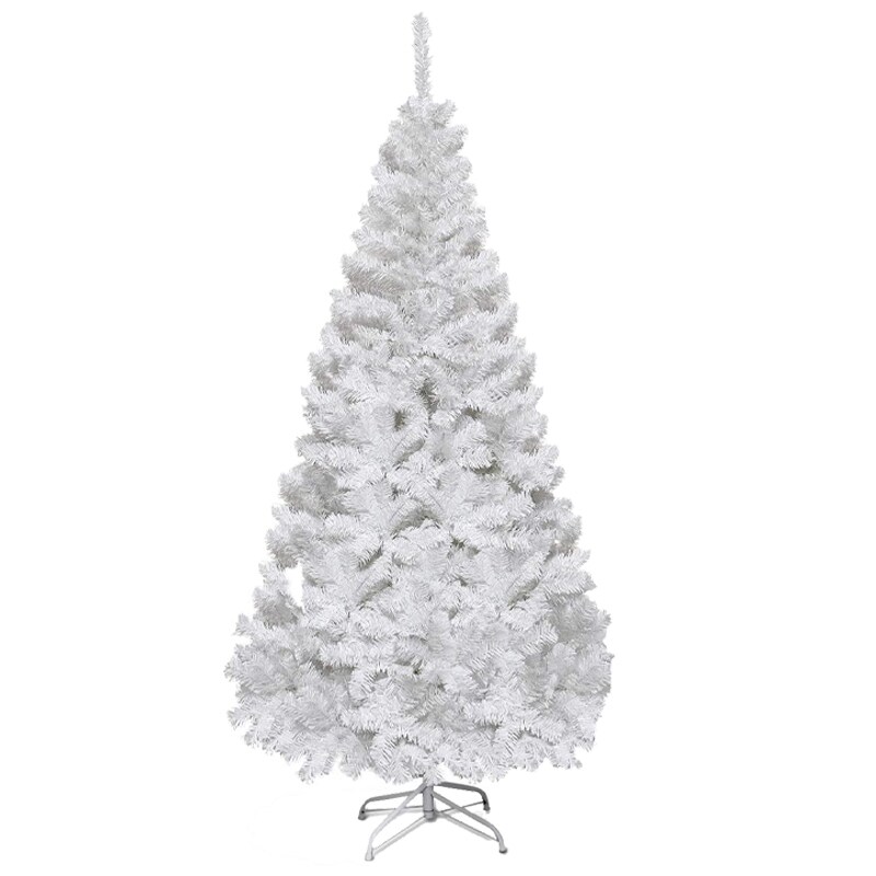 COSTWAY Künstlicher Weihnachtsbaum mit Metallständer, Weihnachtsbaum-PVC-Nadeln, Künstlicher Baum