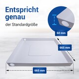 thumbnail of Bodenwanne universal  665x665mm Auffangbehälter für Waschmaschine Geschirrspüler