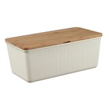 thumbnail of Brotkasten Brotbox Aufbewahrung Brot Kasten mit Deckel Schneidebrett Holz