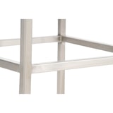 thumbnail of Set De 2 Taburetes Montreal ~ Altura 80 cm Acero inoxidable/Blanco