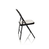 thumbnail of Silla de confidente / silla para visitas / silla plegable TUDELA PU blanco hjh OFFICE