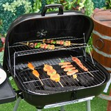 thumbnail of Outsunny Barbacoa de Carbón BBQ Multifuncional Parrillas Asador con Estantes y Ruedas
