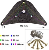 thumbnail of Tischbeine höhenverstellbar Ø60mm Edelstahl Optik für Schreibtisch Esstisch Länge 560mm