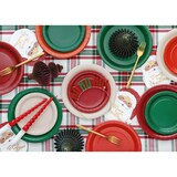 thumbnail of 6 Pappteller 18cm Partyteller Einwegteller plastikfrei Partygeschirr Geburtstag Kindergeburtstag Partydeko Tischdeko Dunkelgrün