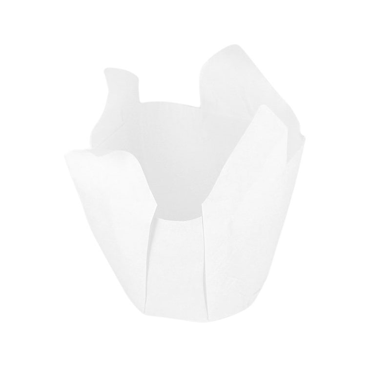 MONOUSO - Muffinförmchen Tulpe Ø50x50/80 mm weiß (2000 Stück)