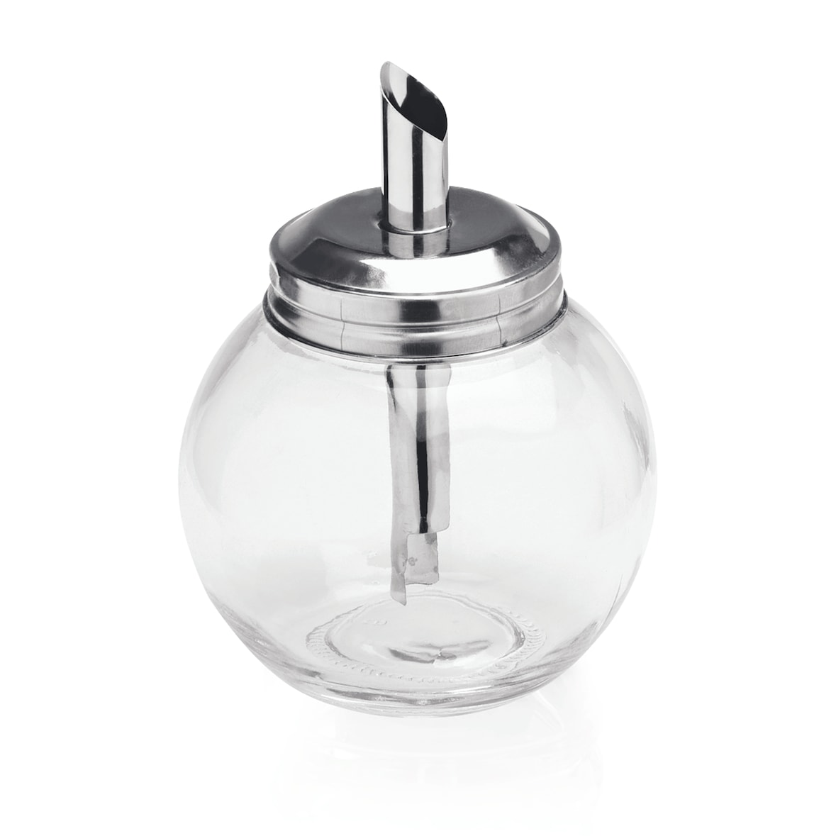 WAS Germany - Zuckerspender Set, 260 ml, Ø 8,5 cm, Set á 6 Stück, Edelstahl, Glas