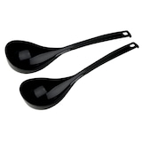 thumbnail of METRO PROFESSIONAL Pollepel, kunststof, 32.5 cm, met stopfunctie, zwart, 2 stuks