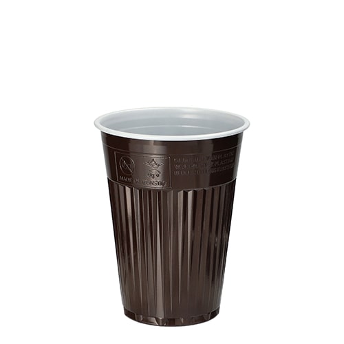 3000 Thermo-Automatenbecher, PS 0,18 l Ø 7,03 cm · 9 cm braun/weiss