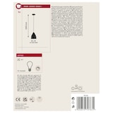 thumbnail of Paulmann Neordic Luminaire en suspension Hilla E27 max. 40W Noir gradable Métal 79763