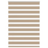 thumbnail of vidaXL Zebrarollo Sandbraun 115x100 cm Stoffbreite 110,9 cm Polyester