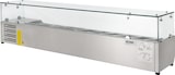 thumbnail of GastroHero Kühlaufsatz ECO 9 x GN 1/4 mit Glasaufsatz 1800 mm