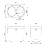 thumbnail of SPÜLBOY NU® pro gastro glazenwas- en reinigingsset van antibacterieel kunststof