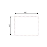 thumbnail of Lavello incasso N205AS 40x50 monovasca