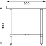 thumbnail of Vogue Zubereitungstisch aus Edelstahl