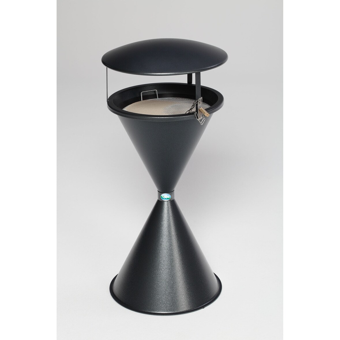 PROREGAL Dach für klassischen Standascher | HxBxT 23x44x44cm | Stahlblech | Grau