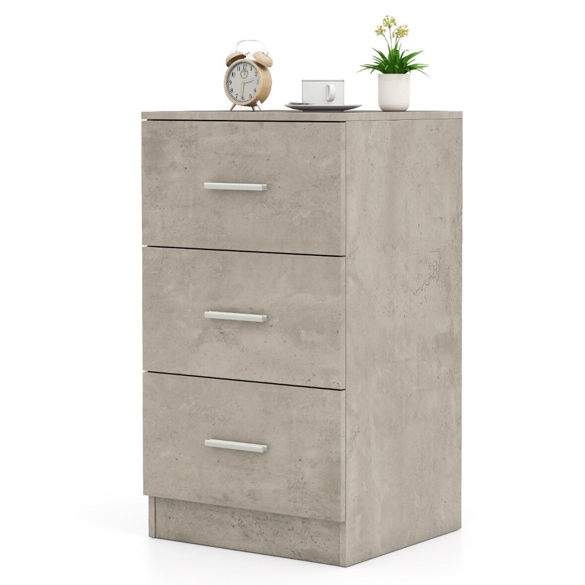Helloshop26 - Caisson de bureau avec 3 tiroirs de rangement pour documents 37 x 34 x 66,5 cm usage pratique style contemporain en 20_0010990