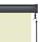 thumbnail of vidaXL Rolgordijn voor buiten 160x250 cm crème