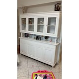 thumbnail of shopinnovativo -Cristalliera 8 ante 4 cassetti  arte povera, in legno massello e mdf con rifinitura in bianco 196X43X218 H