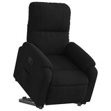 thumbnail of vidaXL Relaxsessel mit Aufstehhilfe Schwarz Mikrofasergewebe