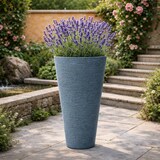 thumbnail of WellHome - Blumentopf aus Rotationsgeformtes Polyethylen 56L Ø60X100cm in farbe Granit - Tubra Round SLIM