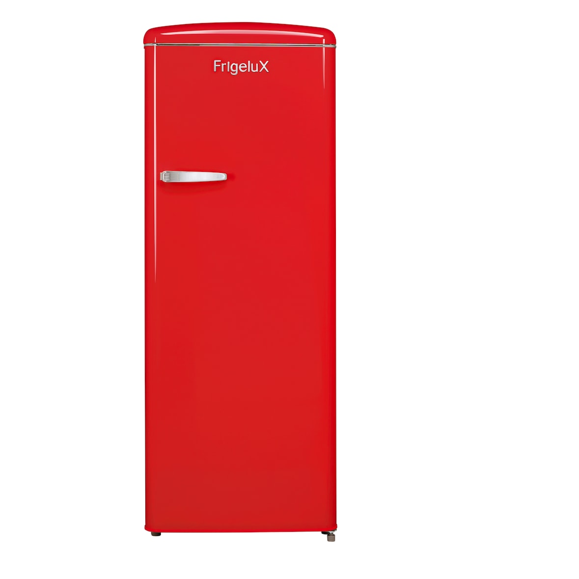 FrigeluX Réfrigérateur armoire design rétro 218L dont congélateur 4* de 24L, Rouge RF218RRA++