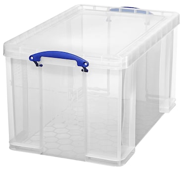 Really Useful Boîte plastique transparente 84 L
