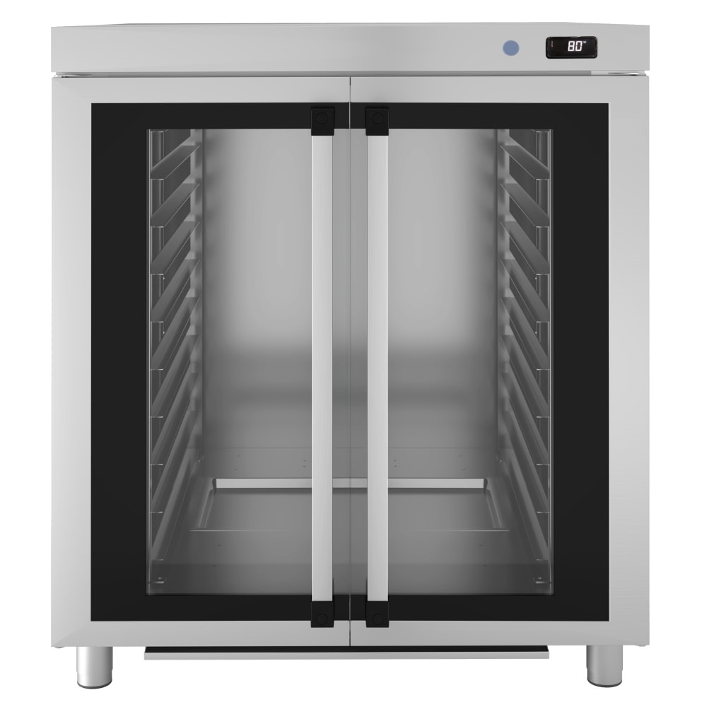 Wärme- oder gärschrank 20 dosen 600x400 oder 10 600x800 - 880x935x1100 mm - 1400 W 230/1V - 80606017 Eurast