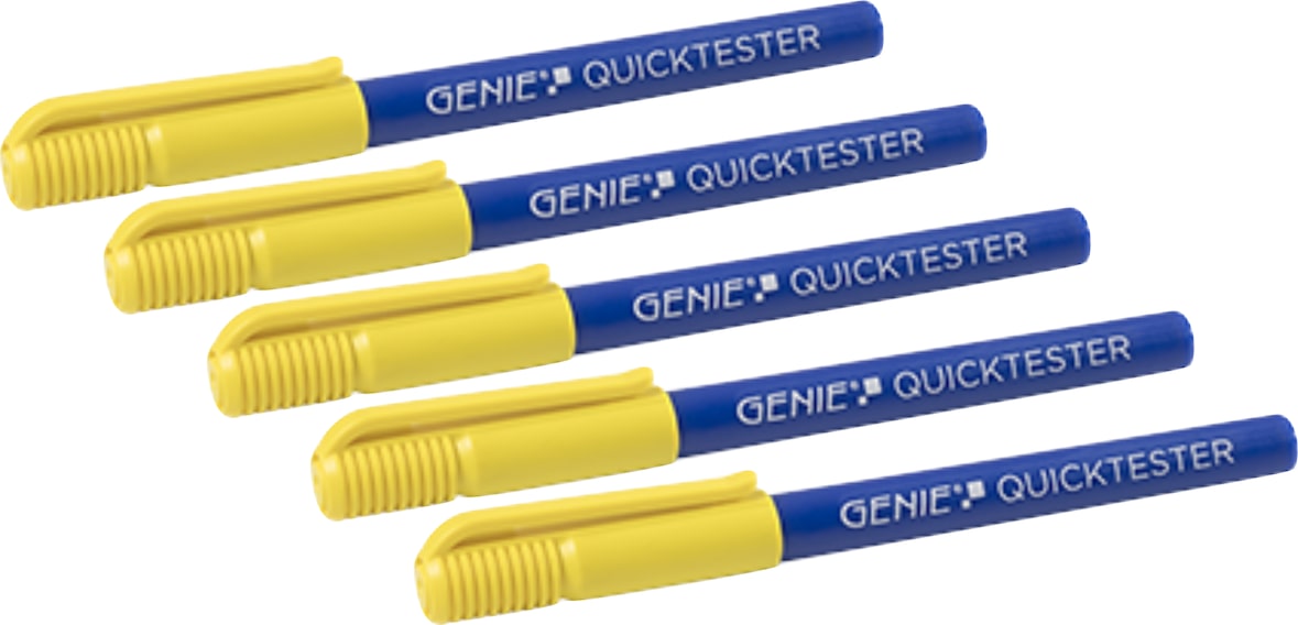 Geldscheinprüfstift GENIE Quicktester 5er Pack