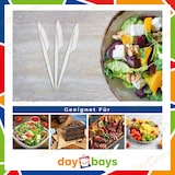thumbnail of DayBays 200 Stk. Plastikmesser Mehrweg 18 cm Plastik Transparent Spülmaschinenbeständig