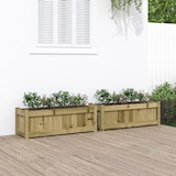 thumbnail of Fioriere Da Giardino 2 Pz In Legno Di Pino Impregnato Fioriere Giardino
