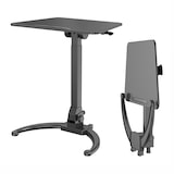 thumbnail of SVITA WONJU Laptoptafel Mobiele hoge tafel Laptopstandaard Laptop trolley Opvouwbaar In hoogte verstelbaar Zwart