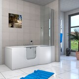 thumbnail of Seniorendusche und Badewanne mit Tür S12D-TH-L-EC Dusche 170x85cm
