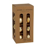 thumbnail of WellHome - Set van 16 gouden kerstballen Ø5cm - glanzend en mat