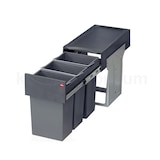 thumbnail of Hailo Abfallsammler 3666131 TZ Swing Terzett 3x 10 Liter