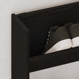 thumbnail of vidaXL Schuhschrank Schwarz Eichen-Optik 80 x 18 x 90 cm Holzwerkstoff