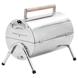 thumbnail of vidaXL Tragbarer Tisch-Holzkohlegrill Edelstahl Doppelrost