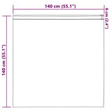 thumbnail of vidaXL Gordijn met gordijnen 2 pcs Crème 140 x 140 cm Fluweel