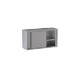 thumbnail of GastroHero Wandhängeschrank Edelstahl 1600x400 mm Schiebetüren AISI 430 vormontiert Hängeschrank Küche Gastro ECO Serie